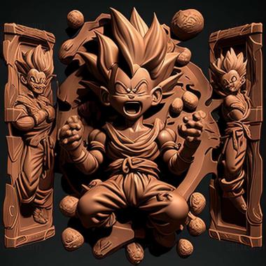 3D model Dragon Ball Online game (STL)